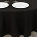 90" Cotton Blend Round Tablecloth for Daily and Formal Use