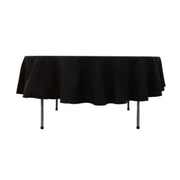 90" Cotton Blend Round Tablecloth for Daily and Formal Use