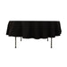 90" Cotton Blend Round Tablecloth for Daily and Formal Use