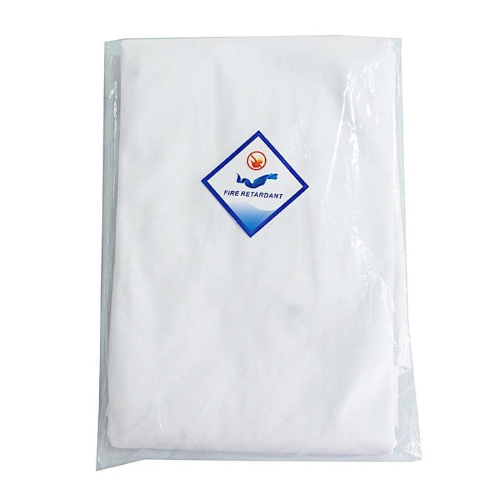 90" Fire Retardant Polyester Scuba Round Tablecloth