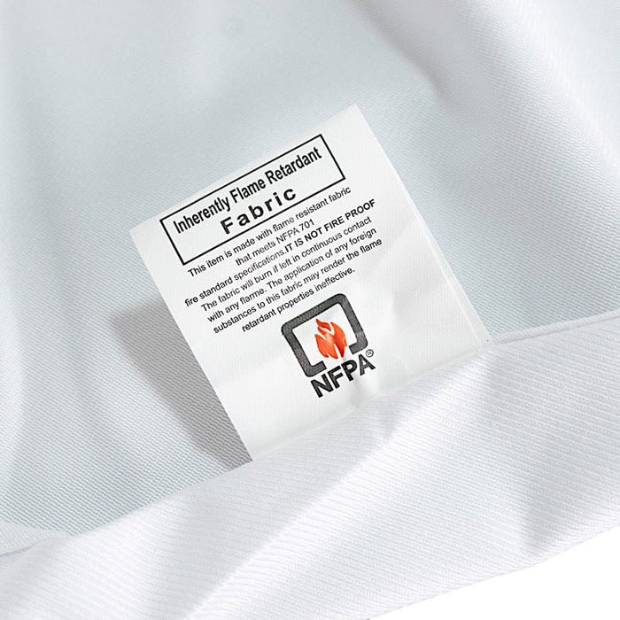 90" Fire Retardant Polyester Scuba Round Tablecloth