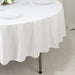90" Fire Retardant Polyester Scuba Round Tablecloth