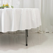 90" Fire Retardant Polyester Scuba Round Tablecloth