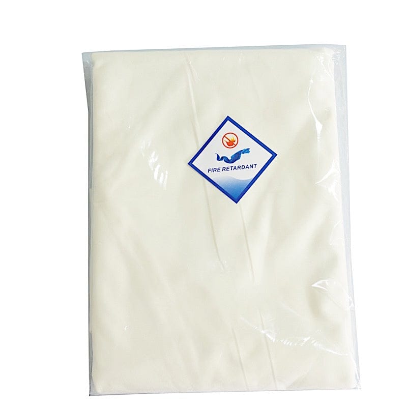 90" Fire Retardant Polyester Scuba Round Tablecloth
