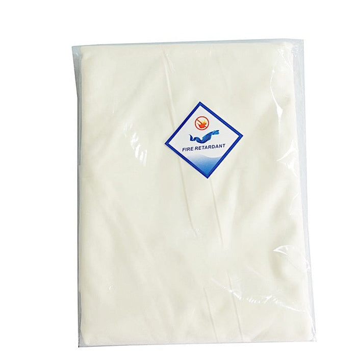 90" Fire Retardant Polyester Scuba Round Tablecloth