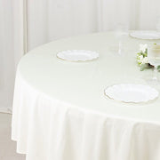 90" Fire Retardant Polyester Scuba Round Tablecloth