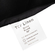 90" Fire Retardant Polyester Scuba Round Tablecloth