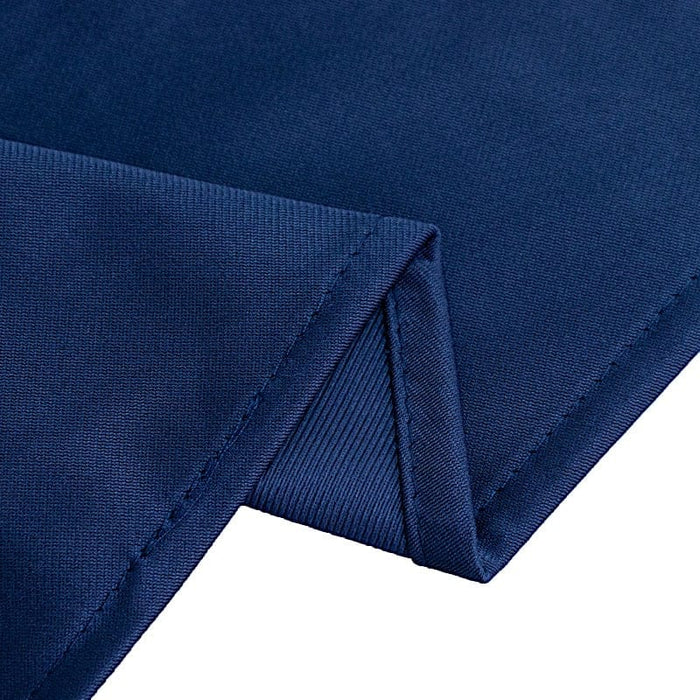 90" Fire Retardant Polyester Scuba Round Tablecloth