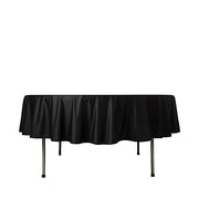 90" Fire Retardant Polyester Scuba Round Tablecloth TAB_SCUBA_IFR_90_BLK
