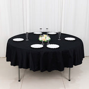 90" High Quality Cotton Round Tablecloth