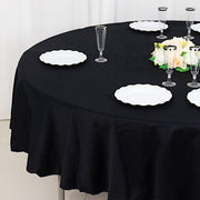 90" High Quality Cotton Round Tablecloth