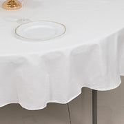 90" High Quality Cotton Round Tablecloth