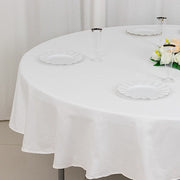 90" High Quality Cotton Round Tablecloth