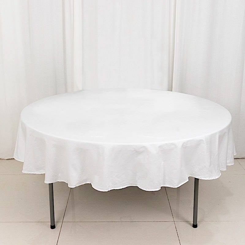 90" High Quality Cotton Round Tablecloth