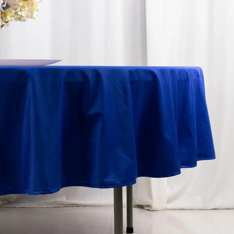 90" Premium Scuba Round Tablecloth