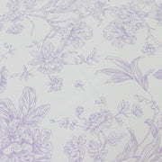 90" Polyester Round Tablecloth for Weddings and Events - French Toile Pattern