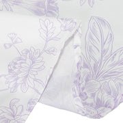 90" Polyester Round Tablecloth for Weddings and Events - French Toile Pattern