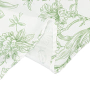 90" Polyester Round Tablecloth for Weddings and Events - French Toile Pattern