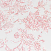90" Polyester Round Tablecloth for Weddings and Events - French Toile Pattern