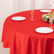 90" Premium Scuba Round Tablecloth
