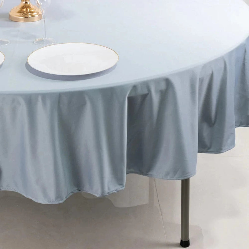 90" Premium Scuba Round Tablecloth