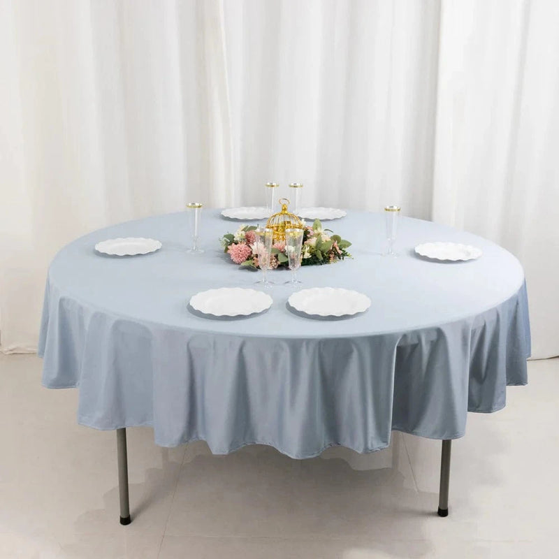 90" Premium Scuba Round Tablecloth