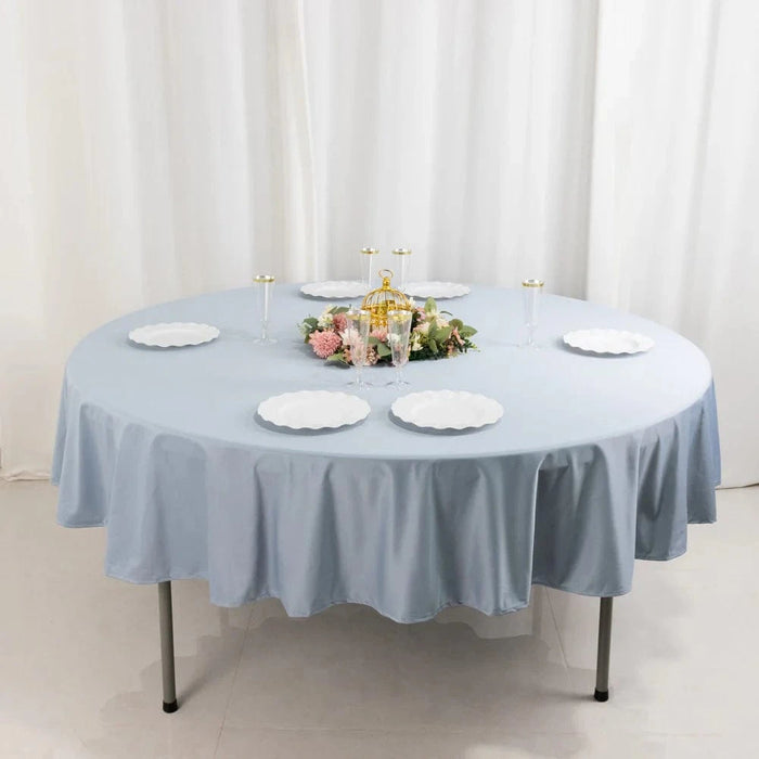 90" Premium Scuba Round Tablecloth