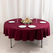 90" Premium Scuba Round Tablecloth