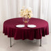 90" Premium Scuba Round Tablecloth