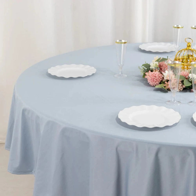 90" Premium Scuba Round Tablecloth