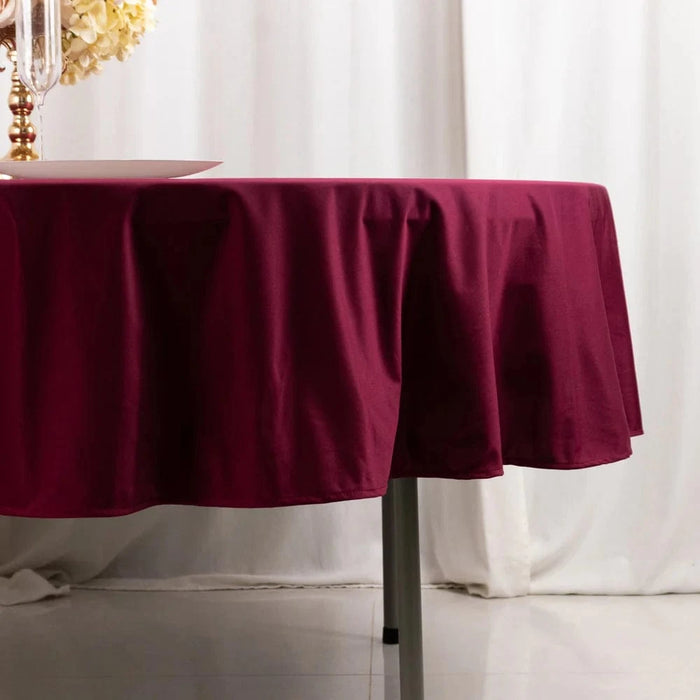 90" Premium Scuba Round Tablecloth