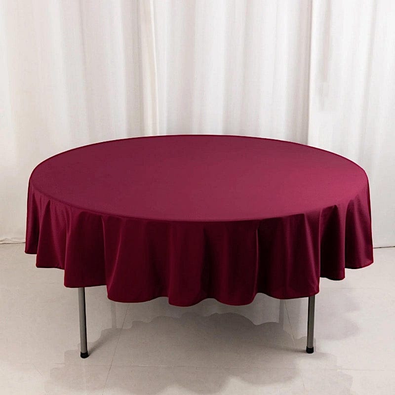 90" Premium Scuba Round Tablecloth