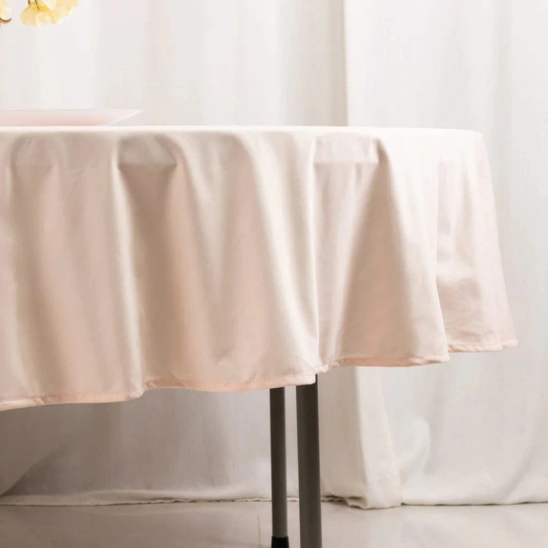 90" Premium Scuba Round Tablecloth