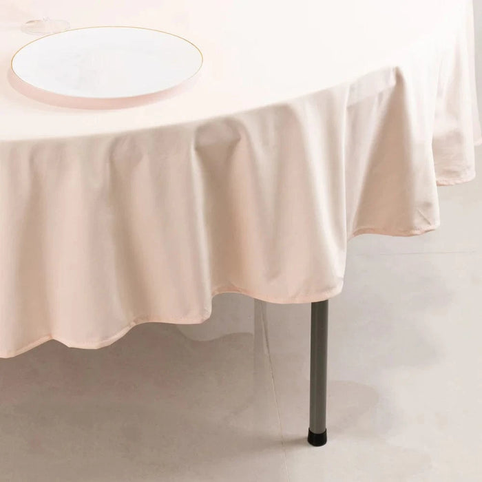 90" Premium Scuba Round Tablecloth
