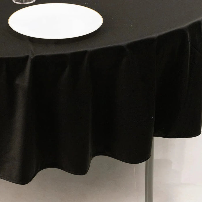 90" Premium Scuba Round Tablecloth