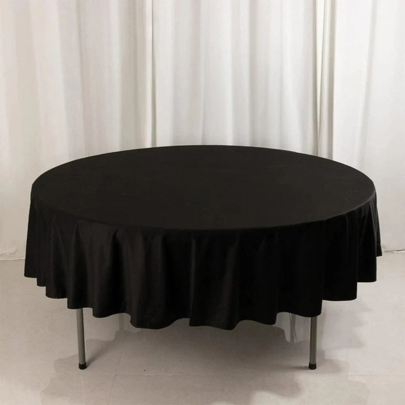 90" Premium Scuba Round Tablecloth