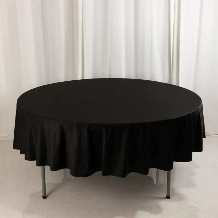 90" Premium Scuba Round Tablecloth