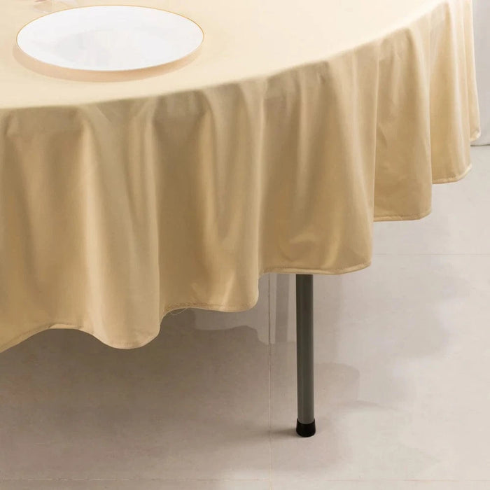 90" Premium Scuba Round Tablecloth