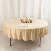 90" Premium Scuba Round Tablecloth