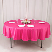 90" Premium Scuba Round Tablecloth