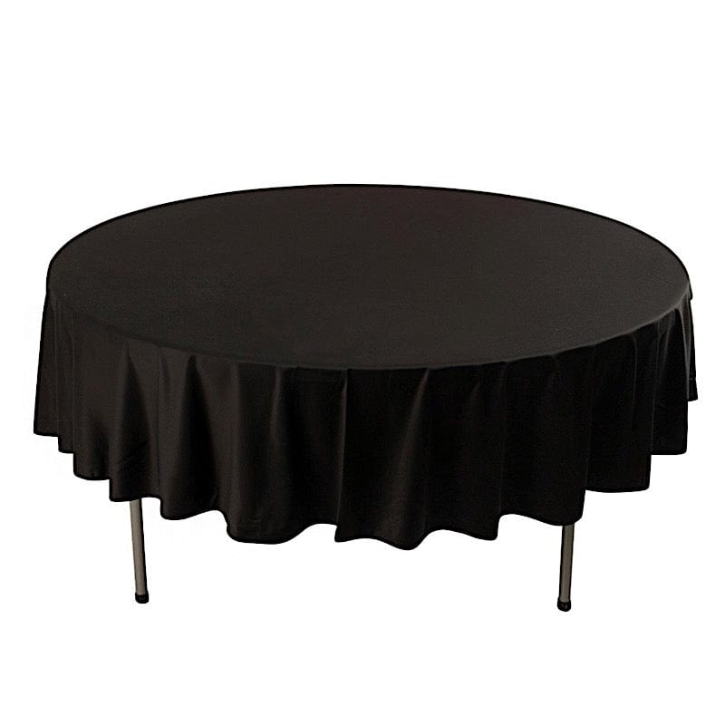90" Premium Scuba Round Tablecloth TAB_SCUBA_90_BLK