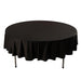 90" Premium Scuba Round Tablecloth TAB_SCUBA_90_BLK
