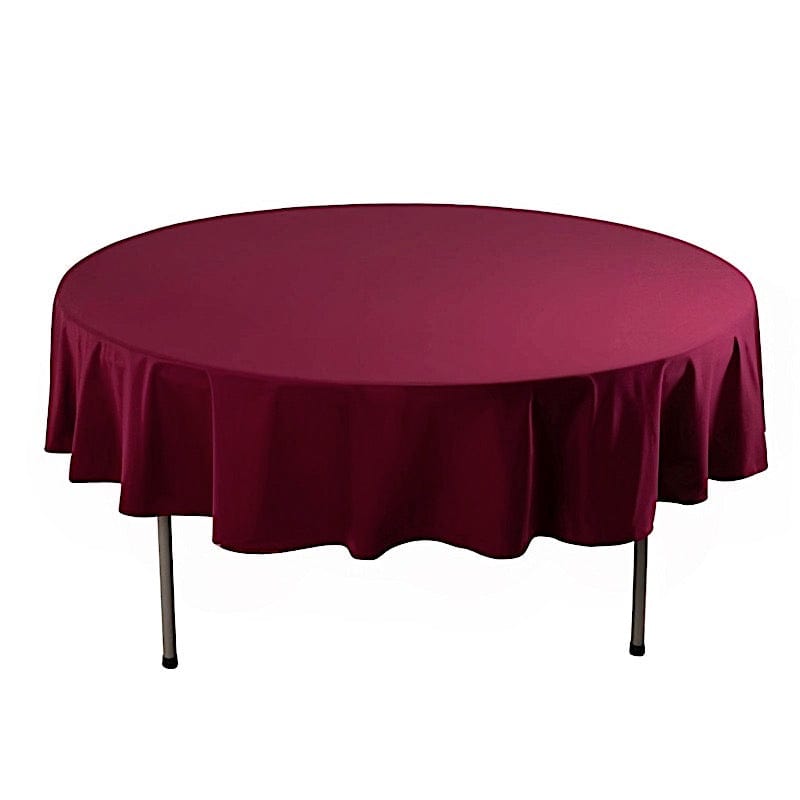 90" Premium Scuba Round Tablecloth TAB_SCUBA_90_BURG