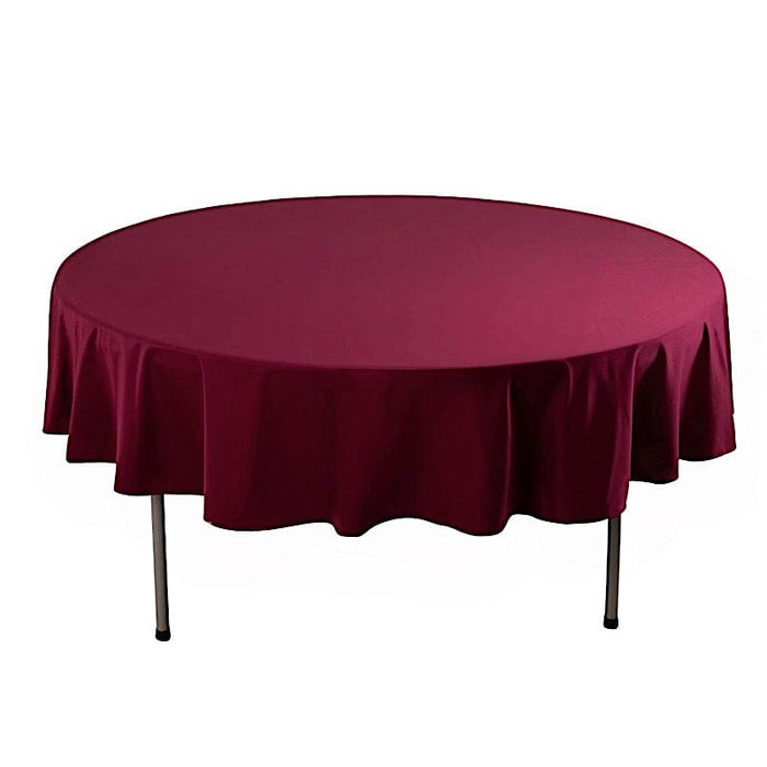 90" Premium Scuba Round Tablecloth TAB_SCUBA_90_BURG