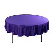90" Premium Scuba Round Tablecloth TAB_SCUBA_90_PURP