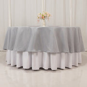 90" Round Tablecloth Premium Polyester Table Cover
