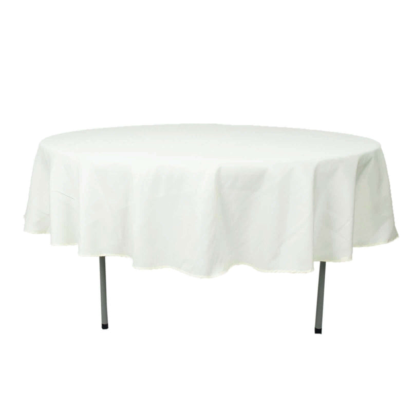 90" Round Tablecloth Premium Polyester Table Cover