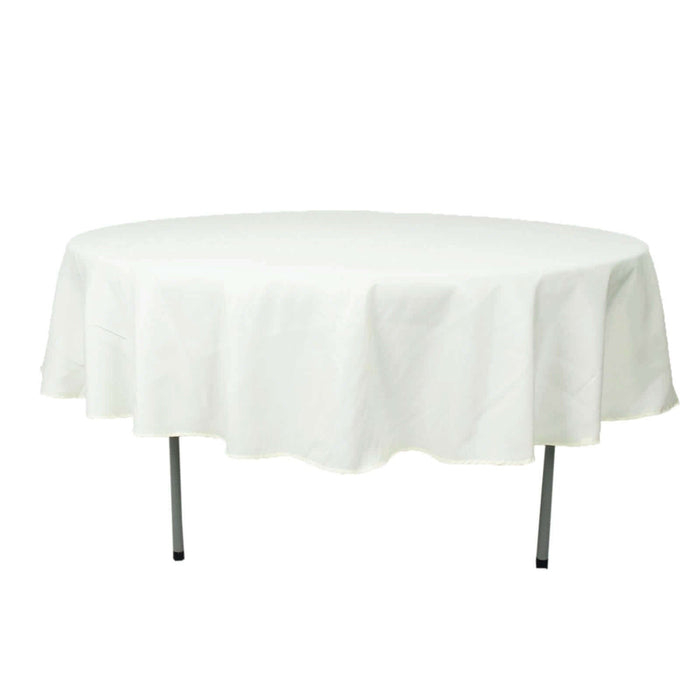 90" Round Tablecloth Premium Polyester Table Cover