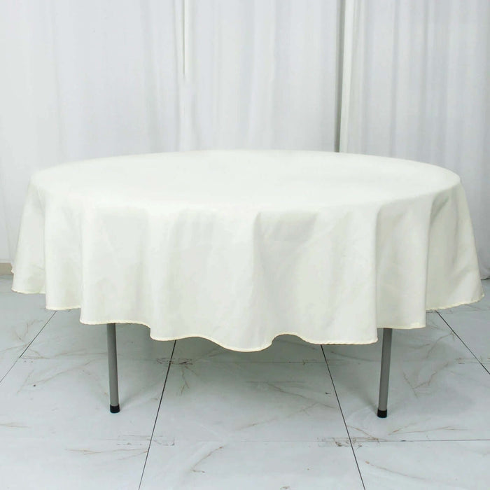 90" Round Tablecloth Premium Polyester Table Cover