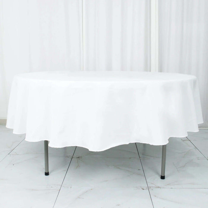 90" Round Tablecloth Premium Polyester Table Cover